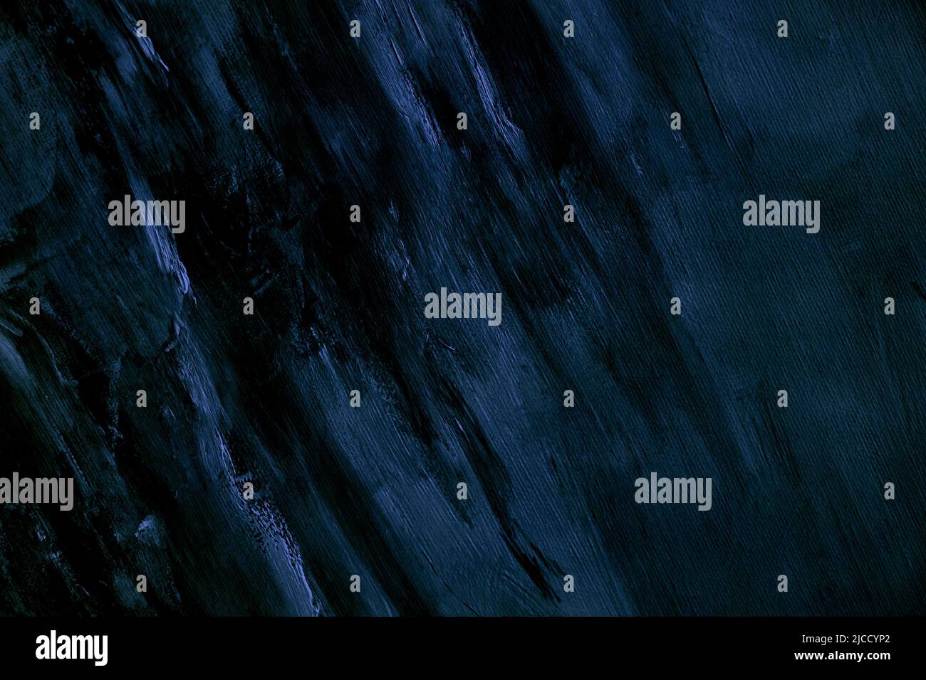 Dark blue painted abstract background, canvas texture Stock Photo