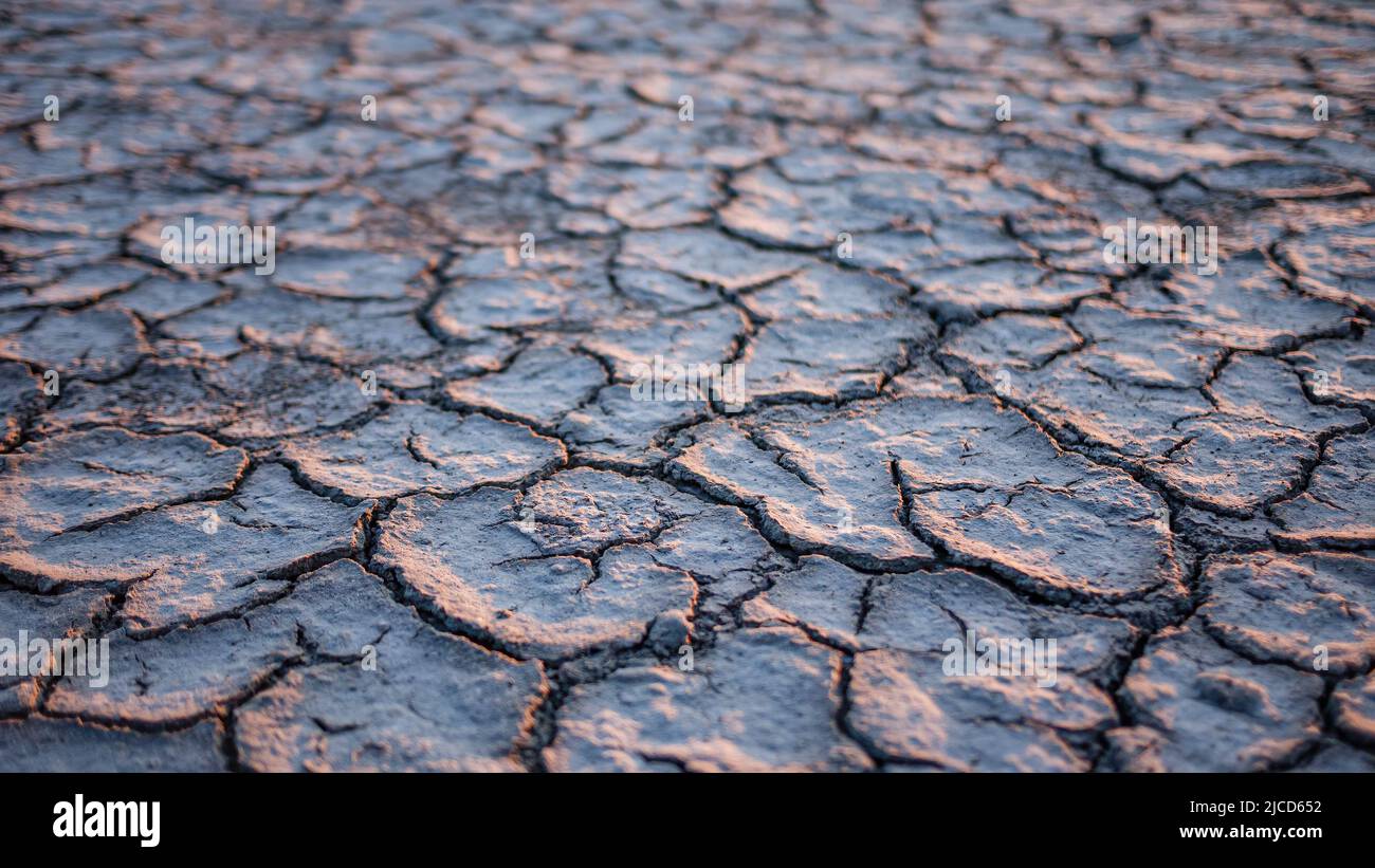 Cracked earth soil background Stock Photo