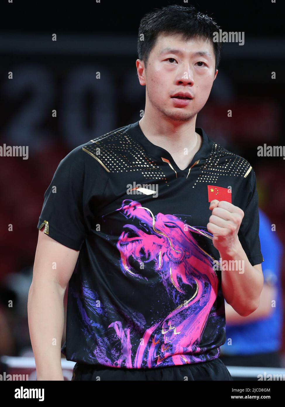 JULY 30th, 2021 - TOKYO, JAPAN: Ma Long of China wins the Gold Medal in the Table Tennis Men's Singles at the Tokyo 2020 Olympic Games (Photo by Micka Stock Photo