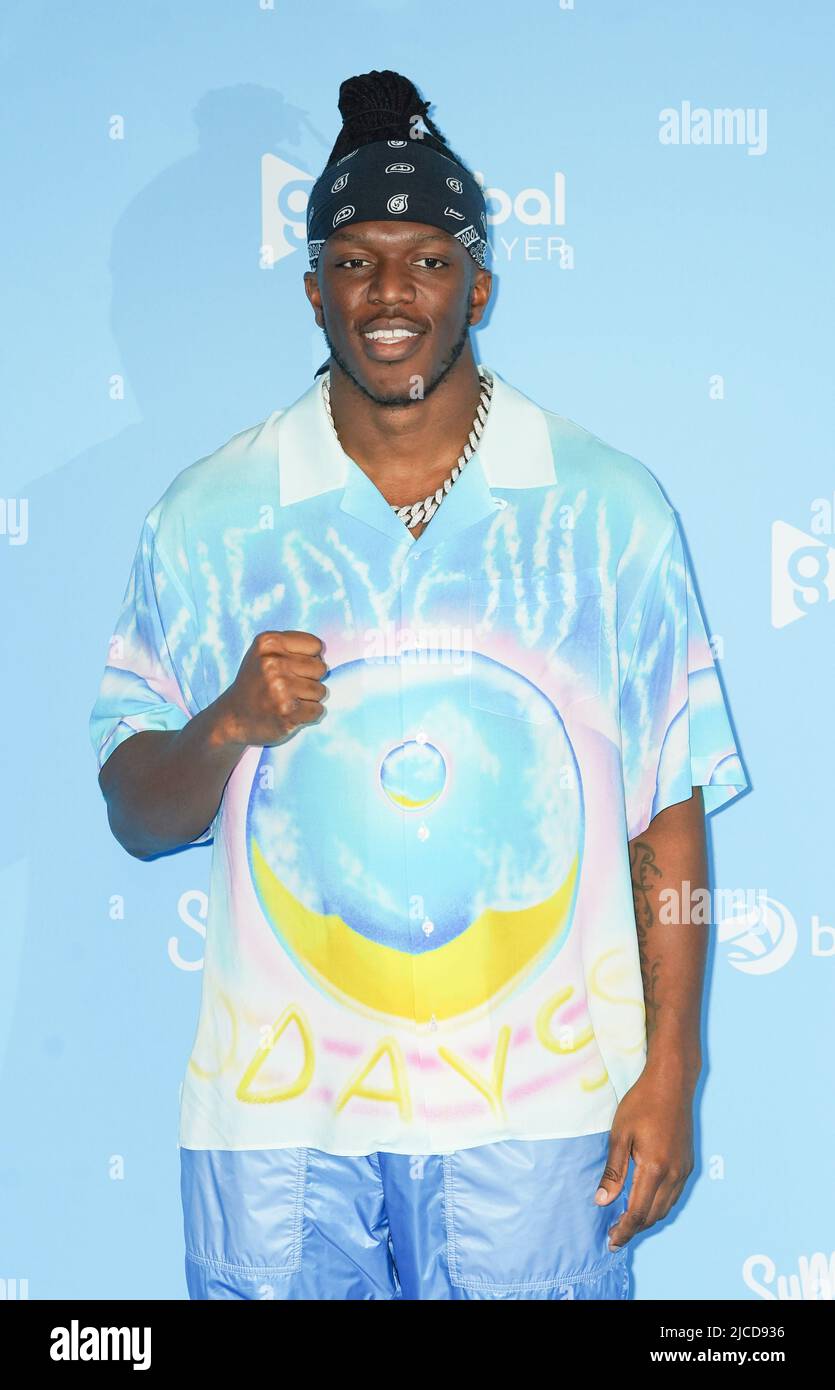 KSI backstage during Capital's Summertime Ball with Barclaycard, at