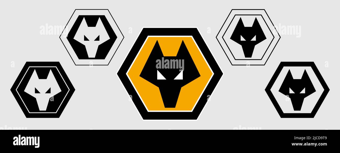 Wolverhampton wanderers football club logo Stock Vector Images Alamy