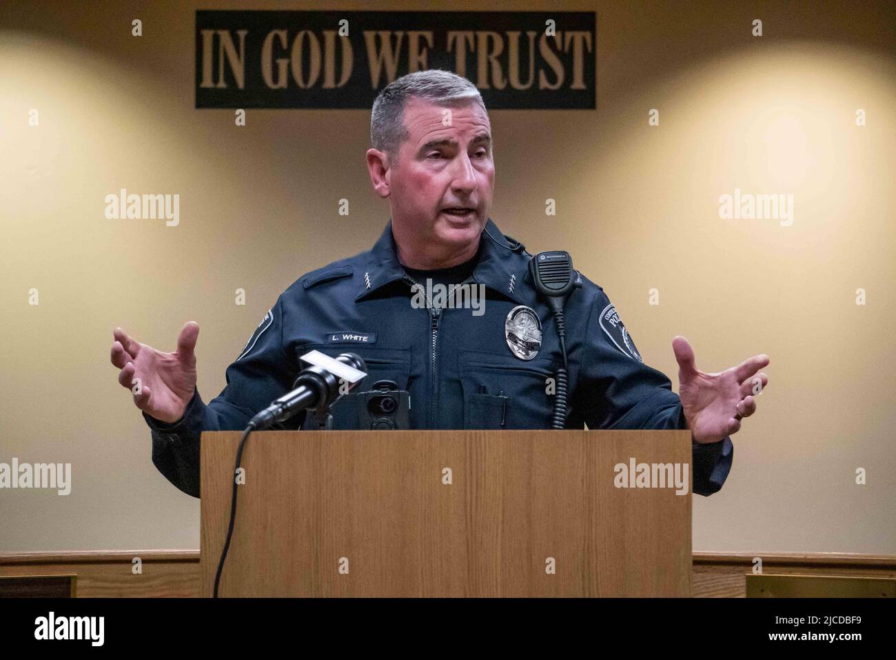 June 11, 2022, Coeur d' Alene, Idaho, USA: Lee White, Chief of Police ...