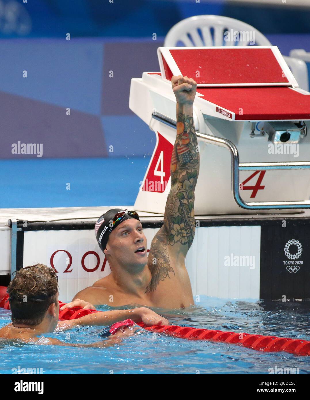JULY 31st, 2021 TOKYO, JAPAN Caeleb Dressel wins the Gold Medal and