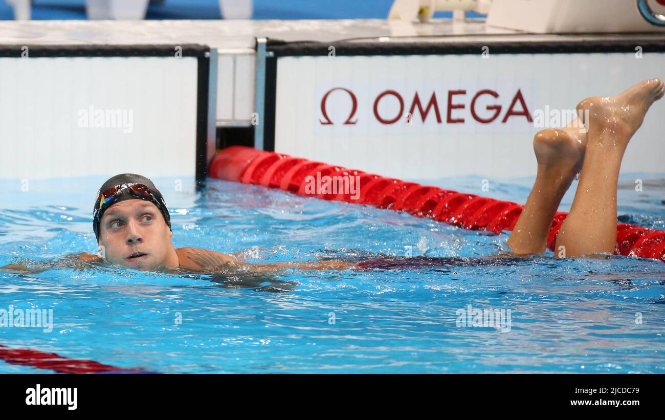 JULY 31st, 2021 TOKYO, JAPAN Caeleb Dressel wins the Gold Medal and