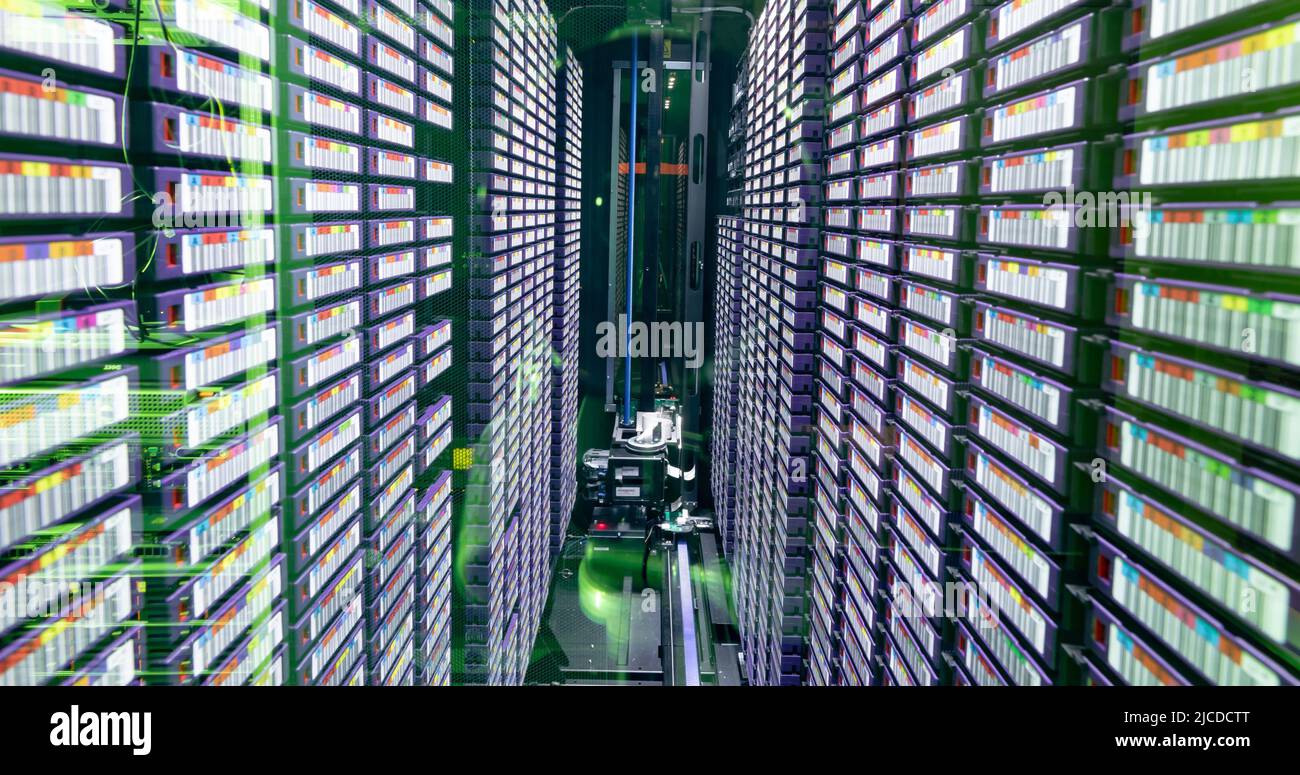Rows of servers hi-res stock photography and images - Alamy