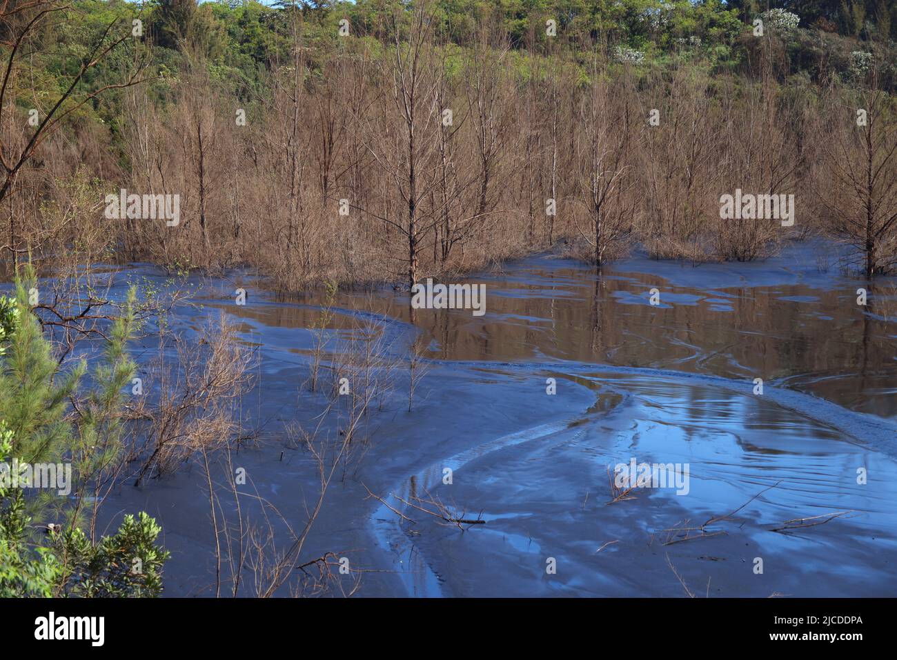 The black river of nickel mines, Cuba Stock Photo Alamy