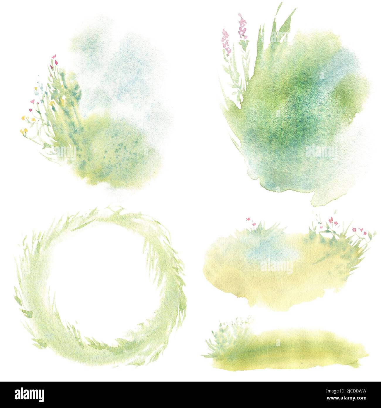 watercolor spots set. Perfect for background Stock Photo - Alamy