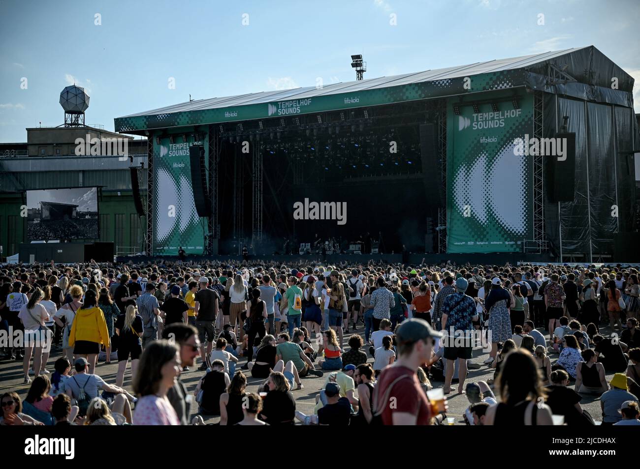 Berlin, Germany. 12th June, 2022. The audience follows the program on ...