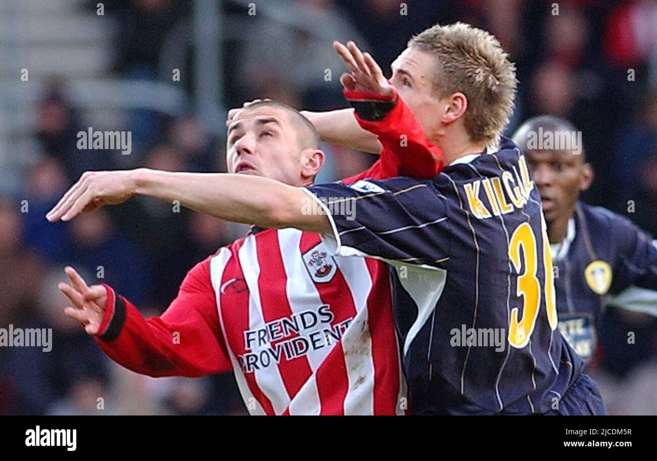 SOUTHAMPTON V LEEDS KEVIN PHILLIPS PIC MIKE WALKER, 2004 Stock Photo