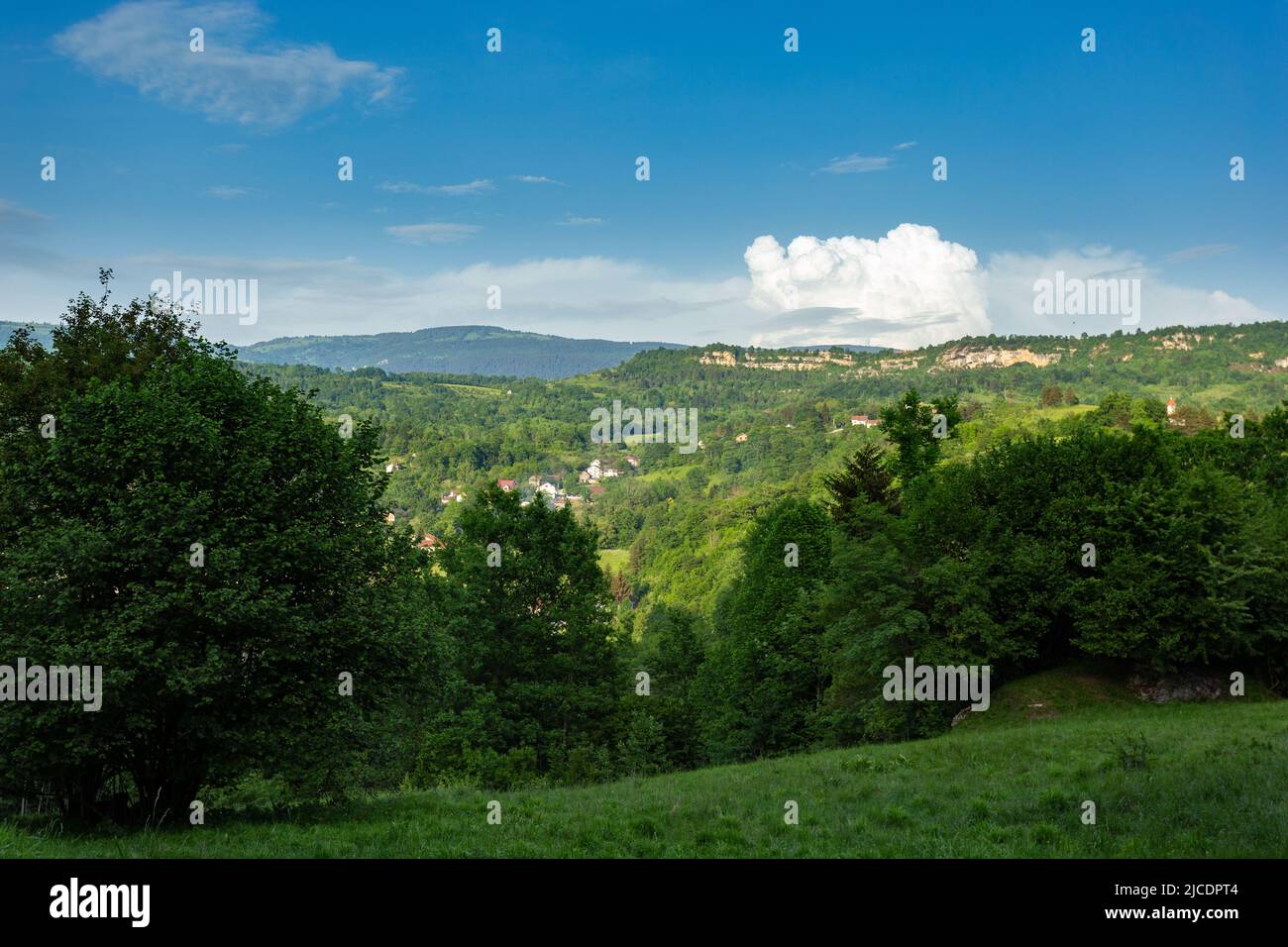 Mountain landscape. Balkan mountains. Bosnia and Herzegovina. Stock Photo
