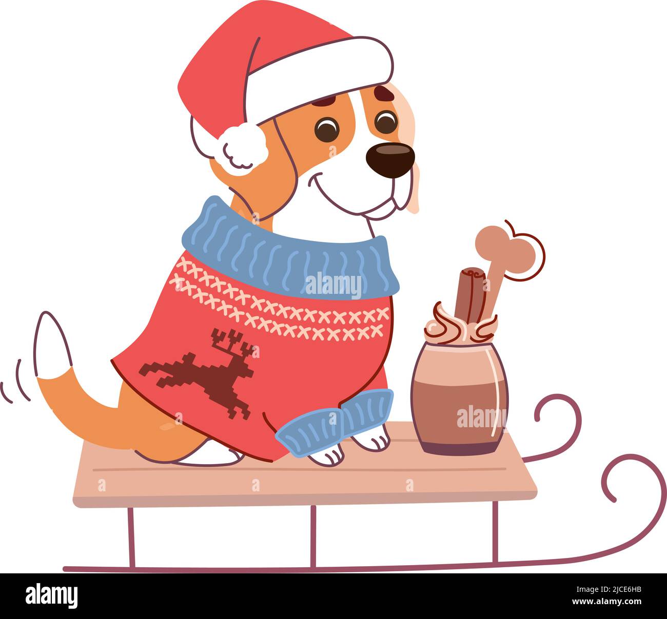 Funny dog christmas sweater hot sale