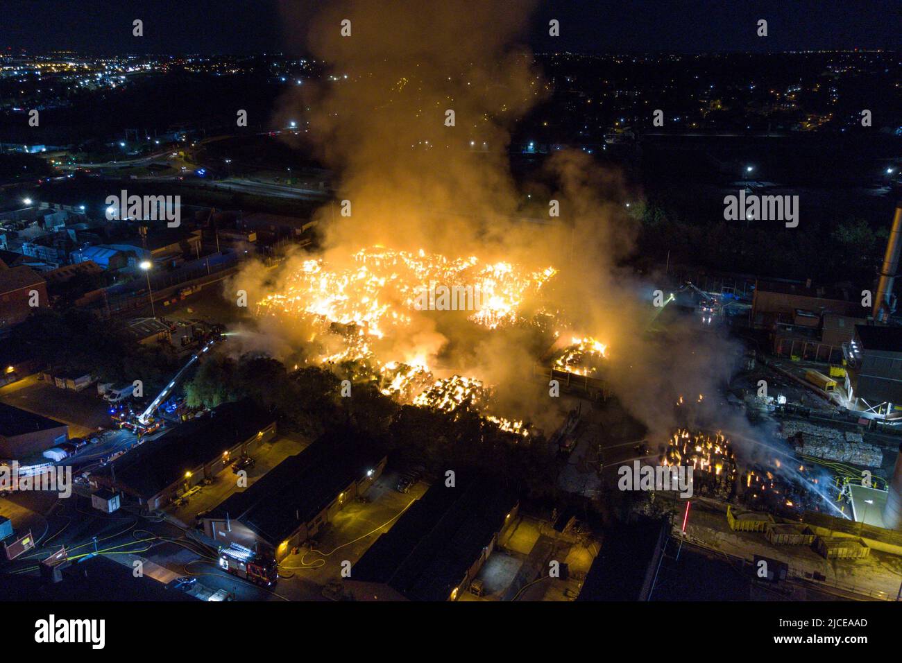 Smurfit kappa birmingham fire hi-res stock photography and images - Alamy