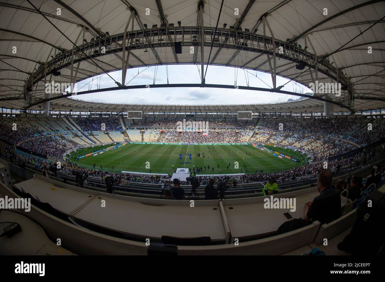 Rio, Brazil - June 12, 2022: Arena view in match between Vasco vs ...