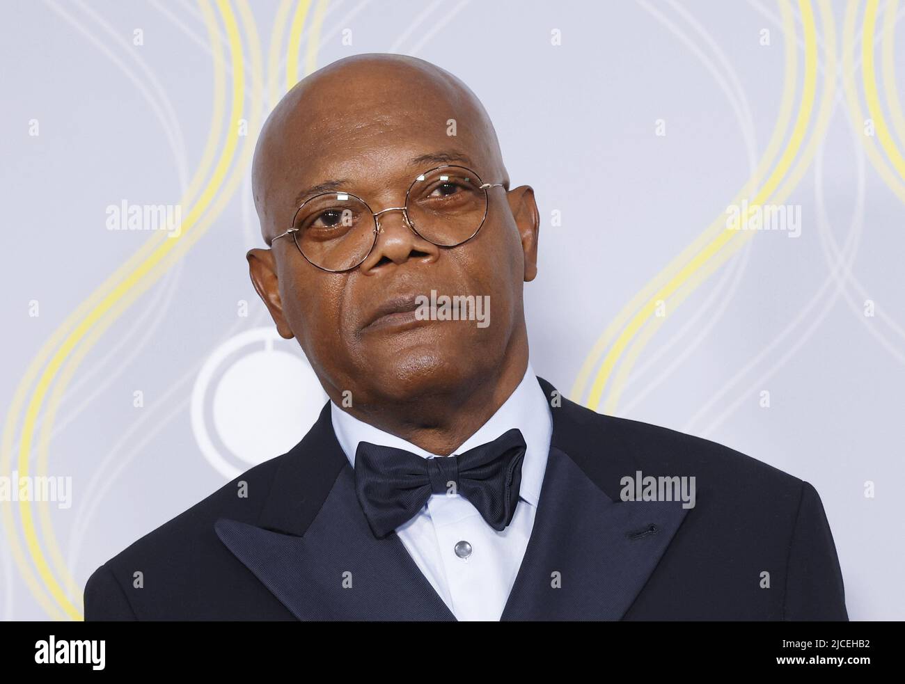 New York, United States. 12th June, 2022. Samuel L. Jackson arrives on the red carpet at The 75th Annual Tony Awards at Radio City Music Hall on June 12, 2022 in New York City. Photo by John Angelillo/UPI Credit: UPI/Alamy Live News Stock Photo