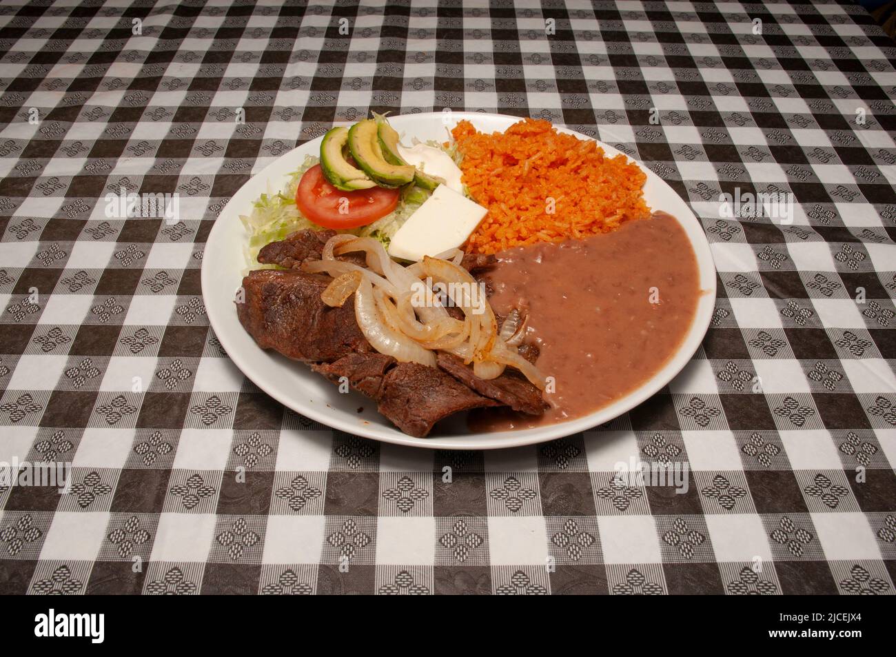 Mexican dish known best as carne asada Stock Photo - Alamy