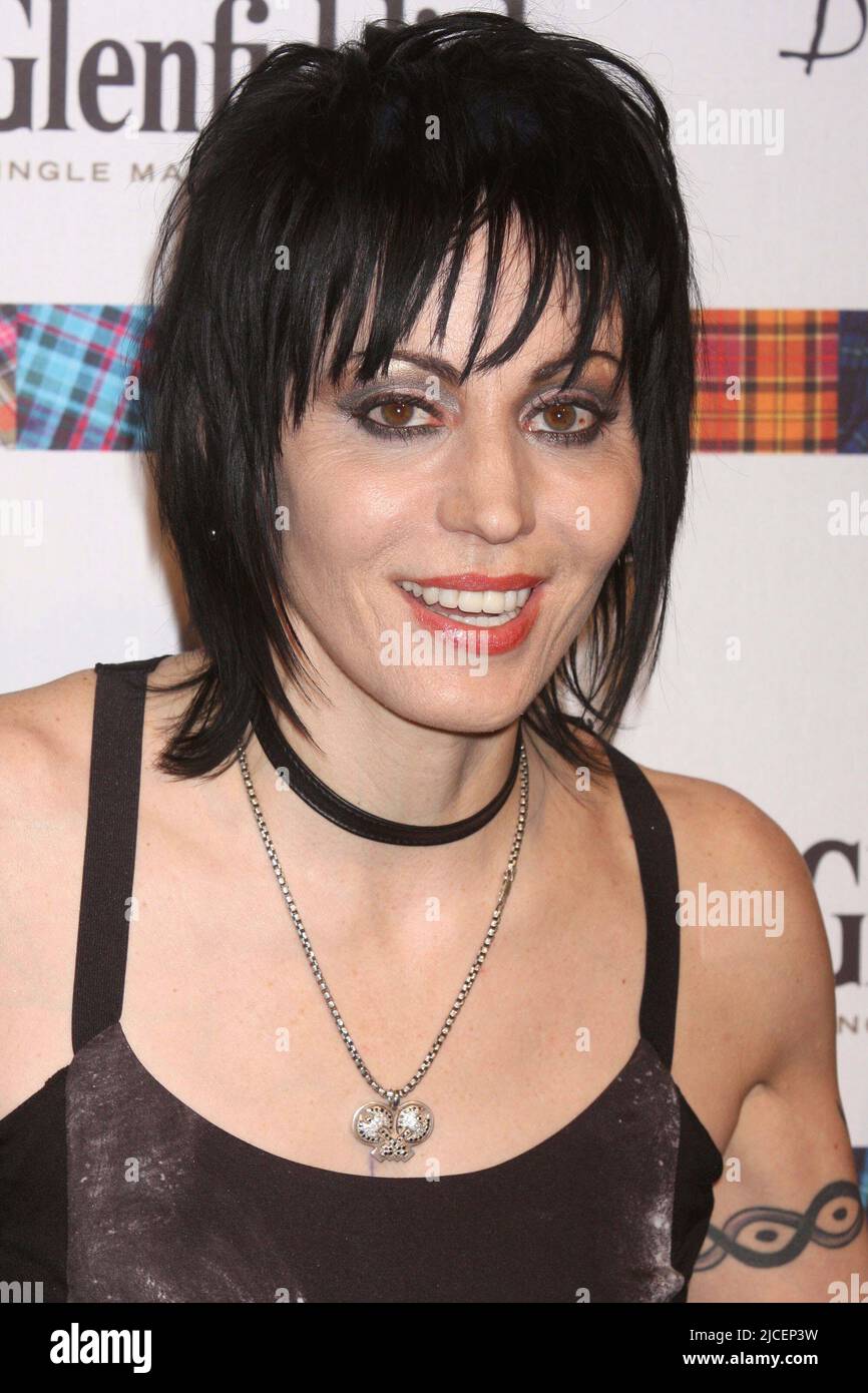 Joan Jett attends 'Mad For Scotland,' the eighth annual Dressed to Kilt charity fashion show at M2 Ultra Lounge in New York City on April 5, 2010.  Photo Credit: Henry McGee/MediaPunch Stock Photo