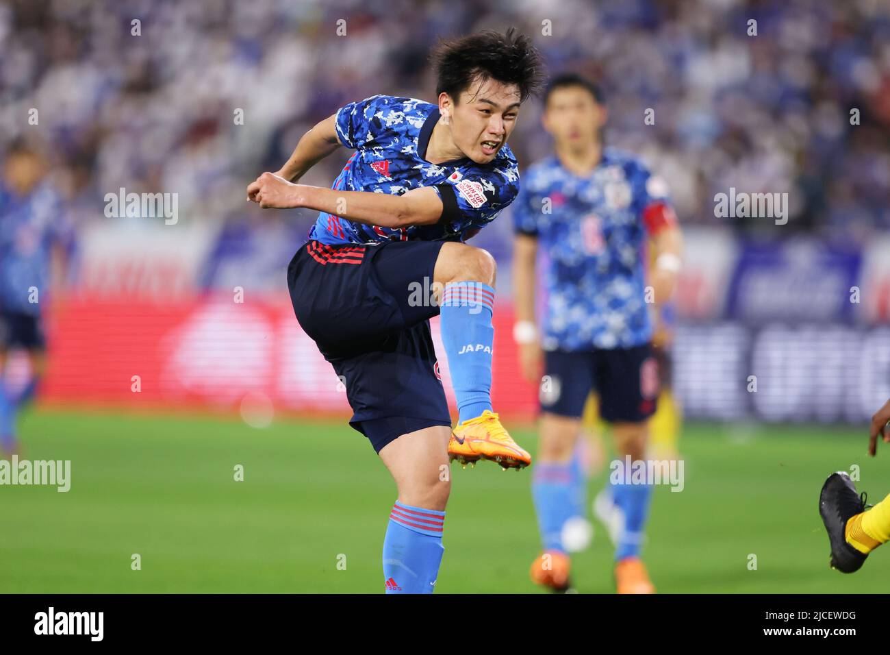 Hyogo, Japan. 10th June, 2022. Ayase Ueda (JPN) Football/ Soccer ...