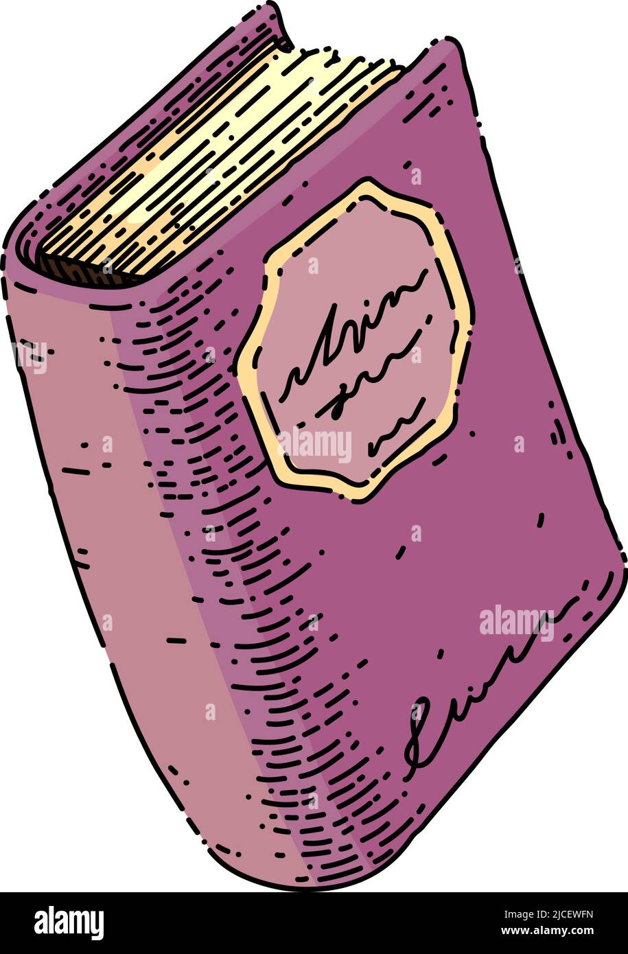 book close sketch hand drawn vector Stock Vector Image & Art - Alamy