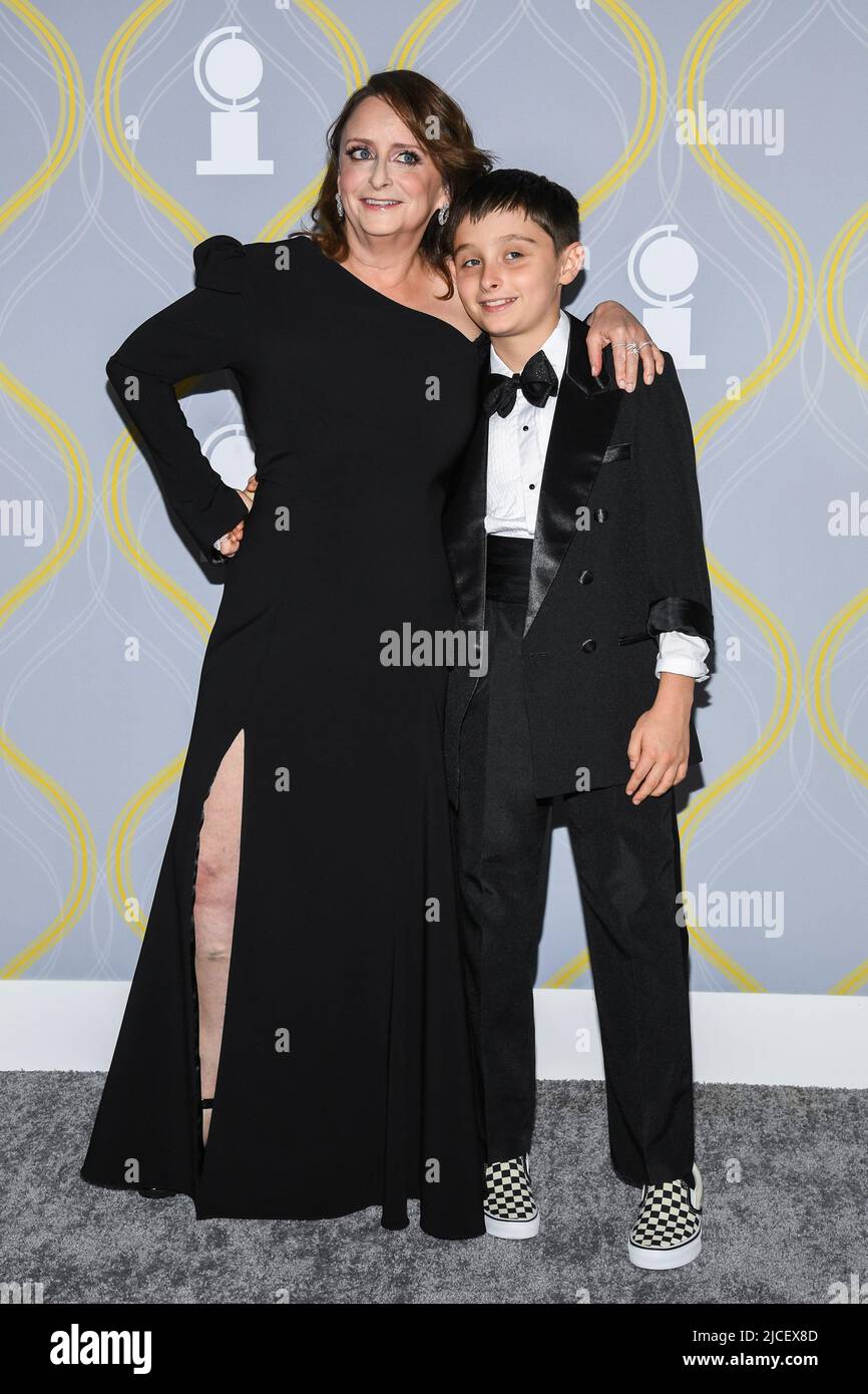 New York City, US, June 12, 2022. Rachel Dratch and Eli Benjamin Wahl ...