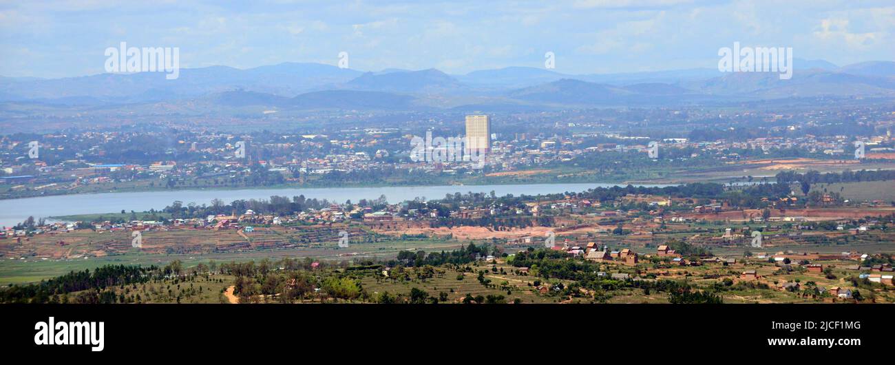 View of Antananarivo, Madagascar. Stock Photo