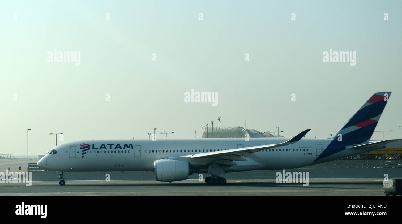 LATAM Airways airplane. Stock Photo