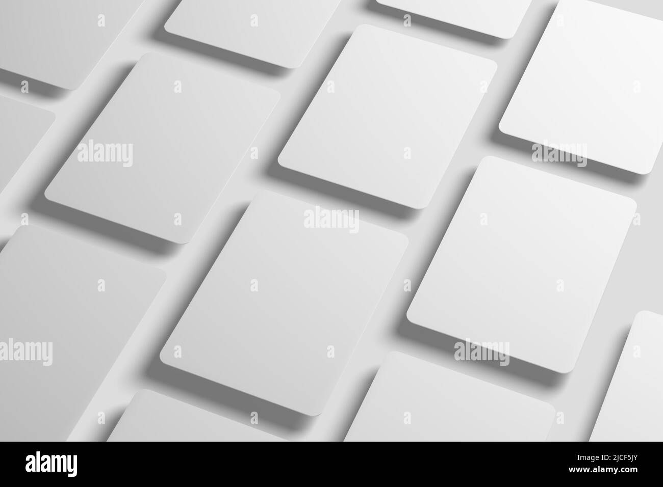 Trading Card Packaging 3D Rendering White Blank Mockup Stock Photo Alamy