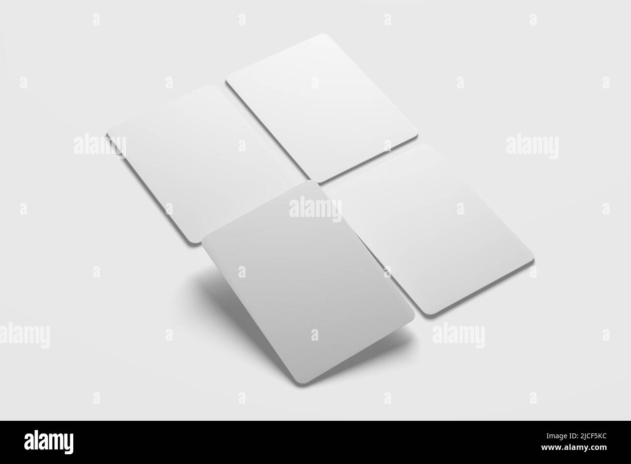 Trading Card Packaging 3D Rendering White Blank Mockup Stock Photo Alamy