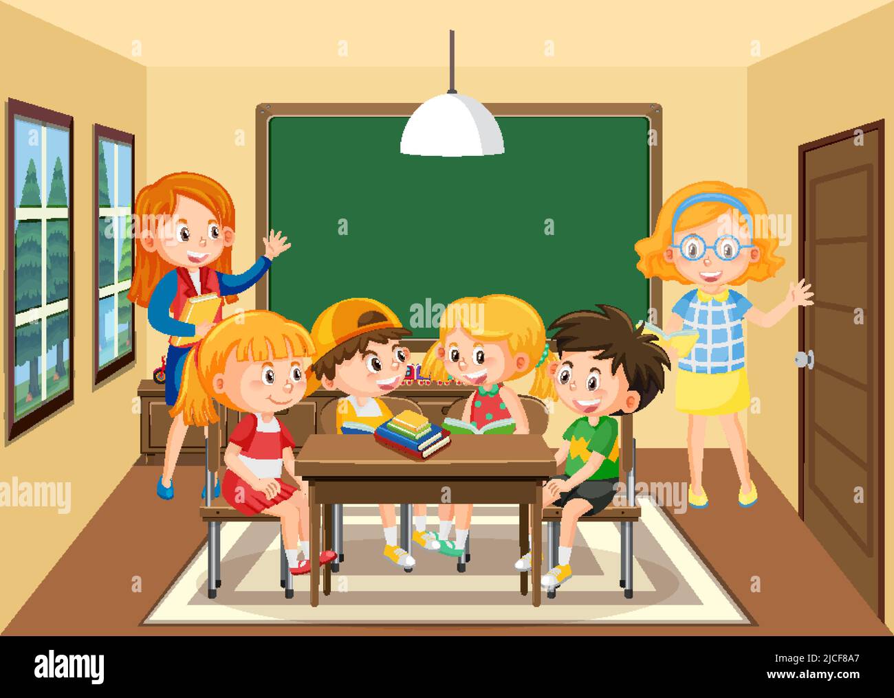 teacher-and-students-in-the-classroom-illustration-stock-vector-image