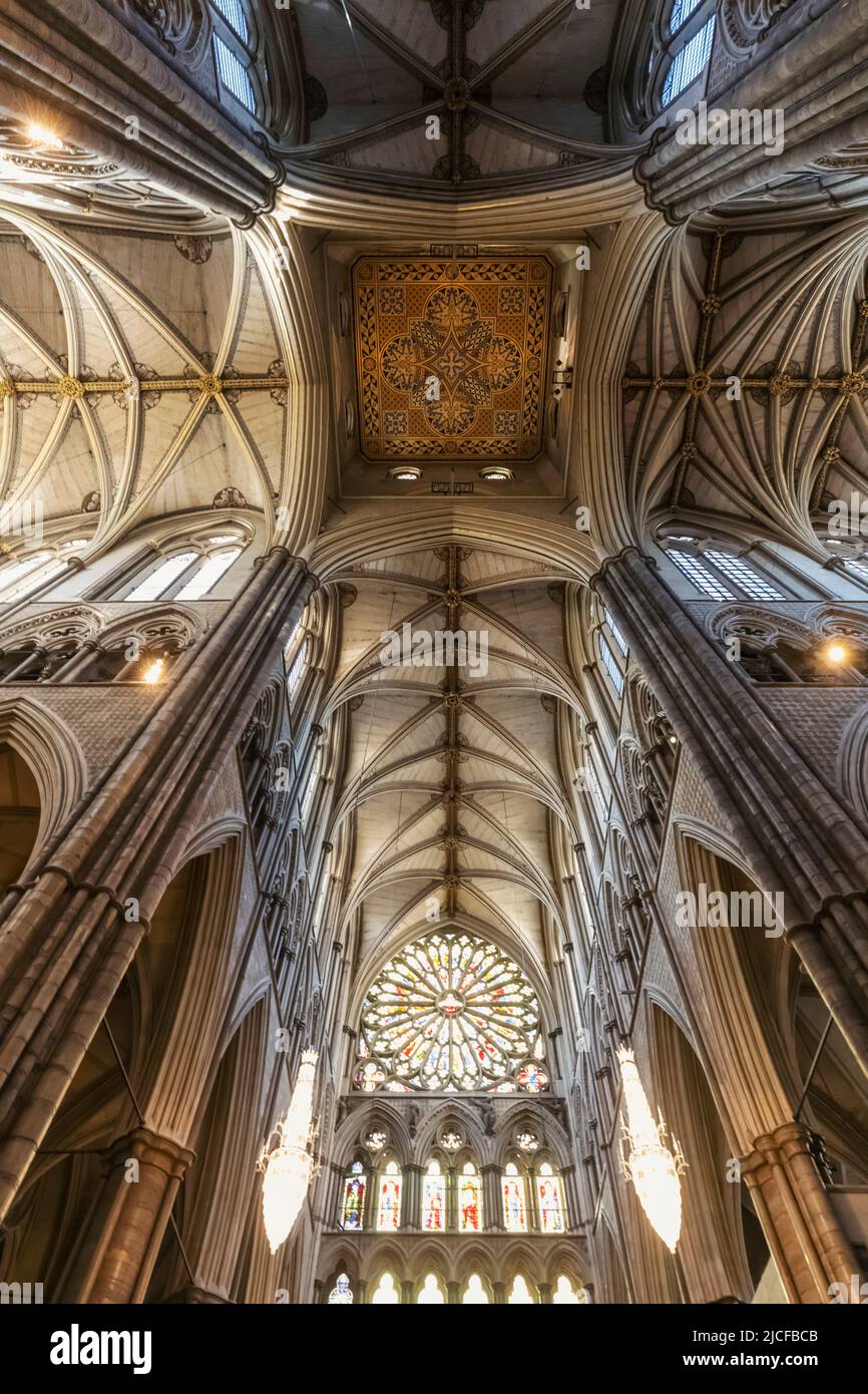 England, London, Westminster Abbey, The Vaulted Ceiling Stock Photo Alamy