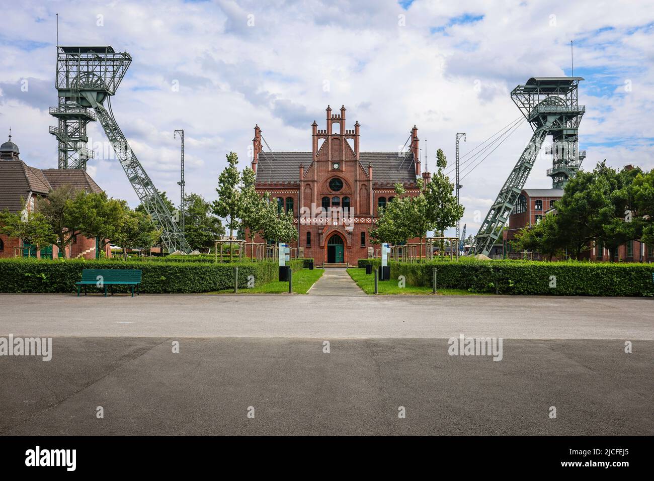 Dortmund, North Rhine-Westphalia, Germany - LWL Industrial Museum Zollern Colliery. Zollern Colliery is a disused coal mine in the northwest of the city of Dortmund, in the district of Boevinghausen. Stock Photo