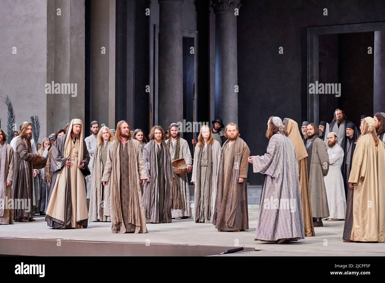 Passion Play Oberammergau, photo rehearsal 04.05.2022 Stock Photo