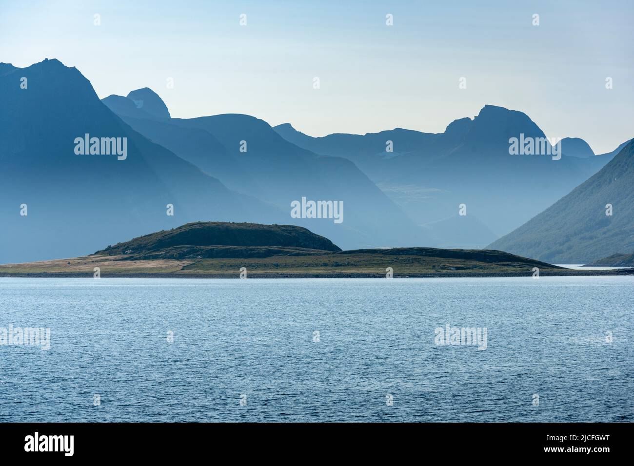 Norway, Nordland, coast near the island Aldra. Stock Photo