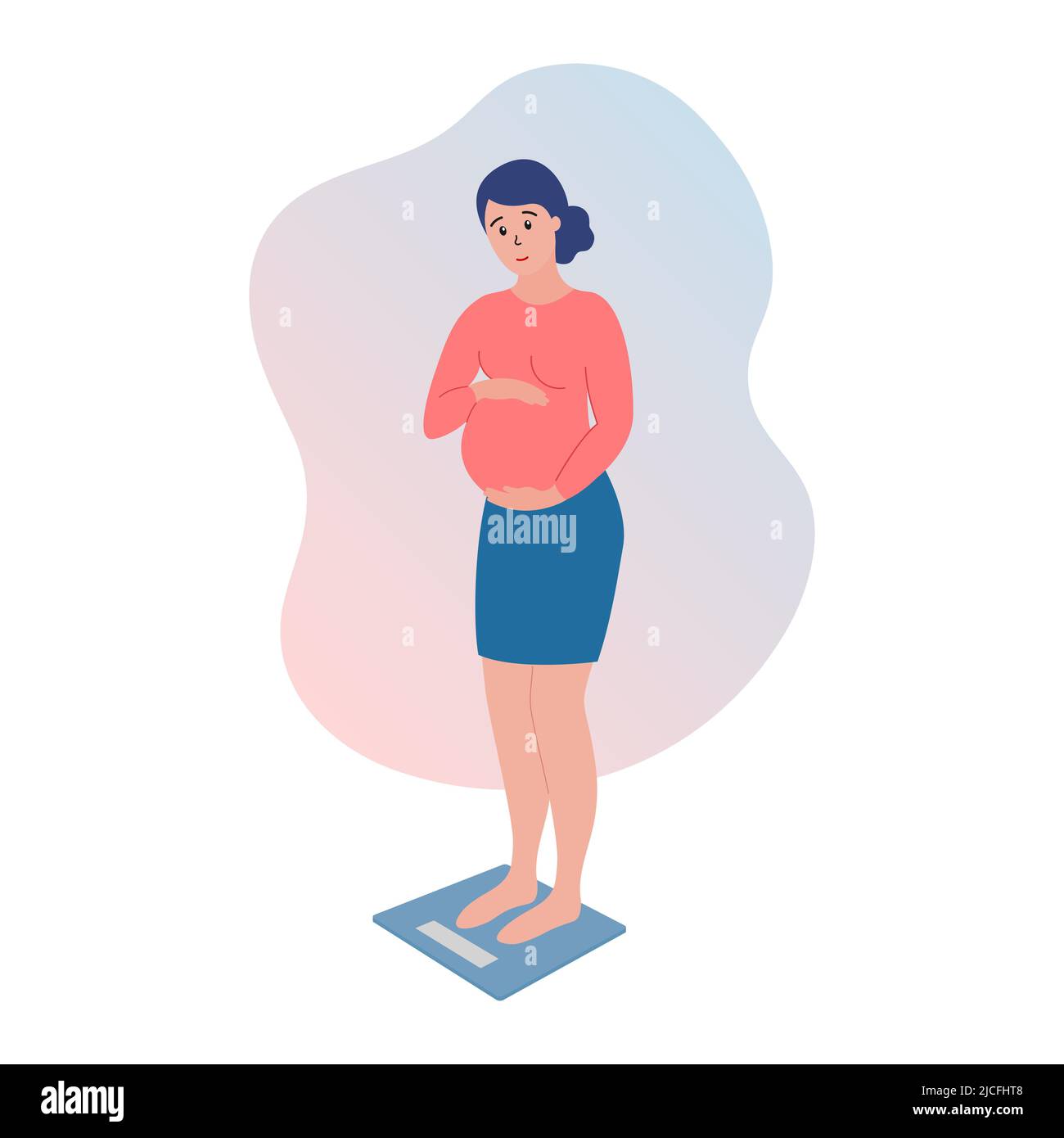 Pregnancy weight check Cut Out Stock Images & Pictures Alamy