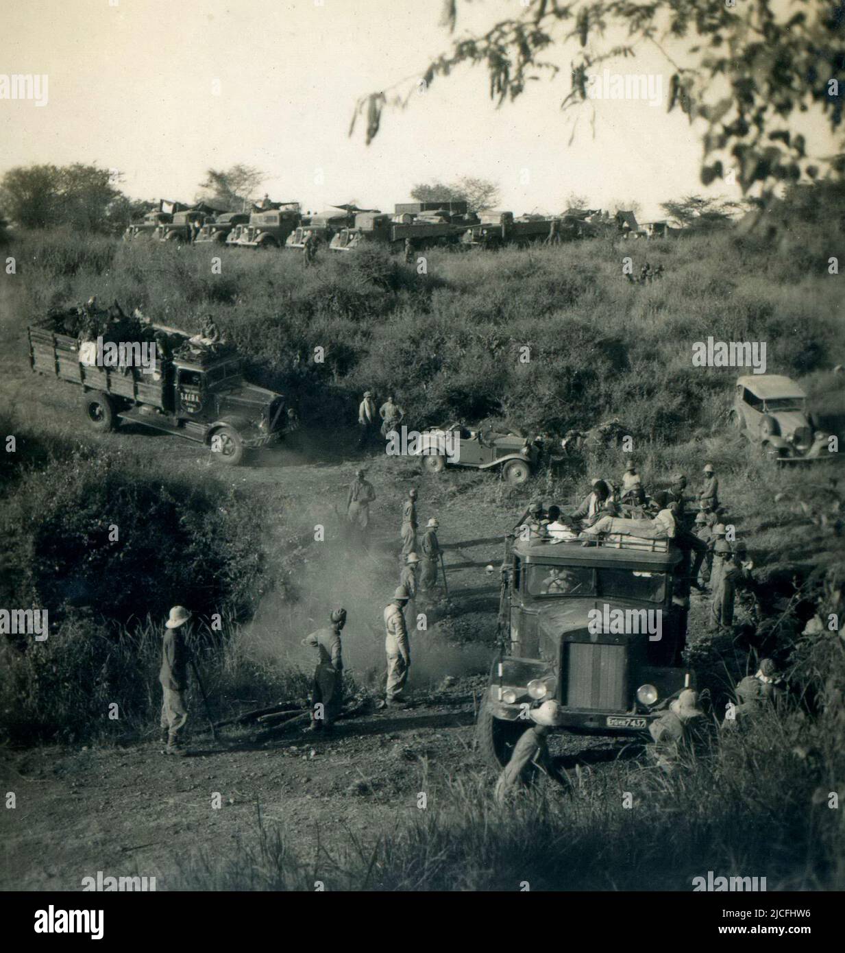 Ethiopia, war of Ethiopia 1935, Dessiè Stock Photo