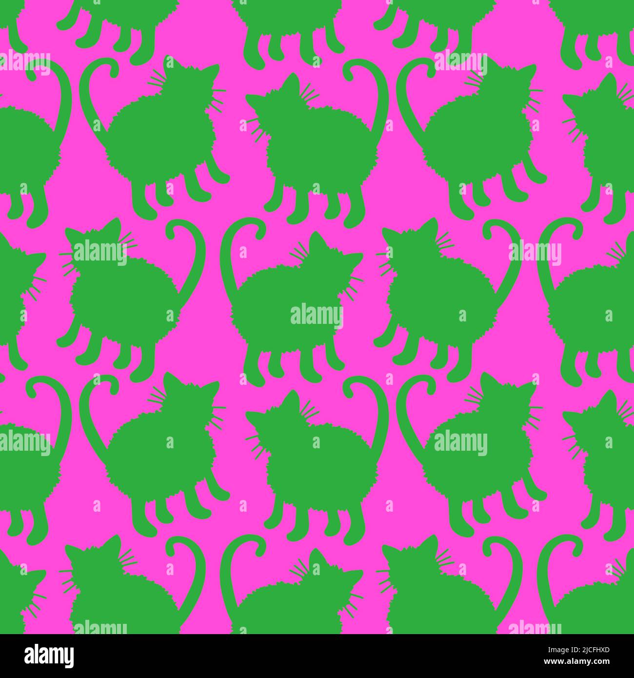 Kids seamless cats pattern for fabrics and textiles and packaging and