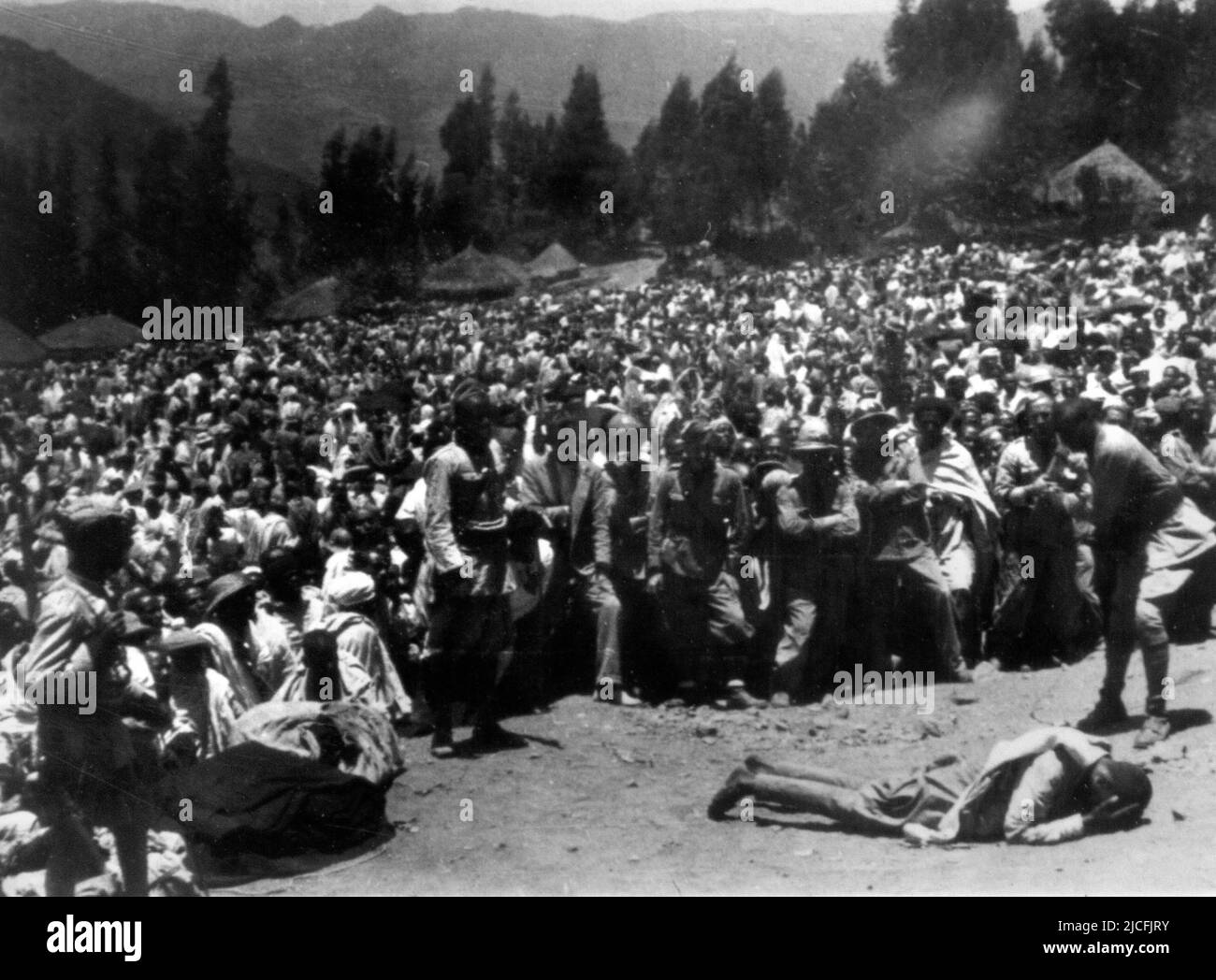 Ethiopia, war of Ethiopia 1935, Dessiè Stock Photo