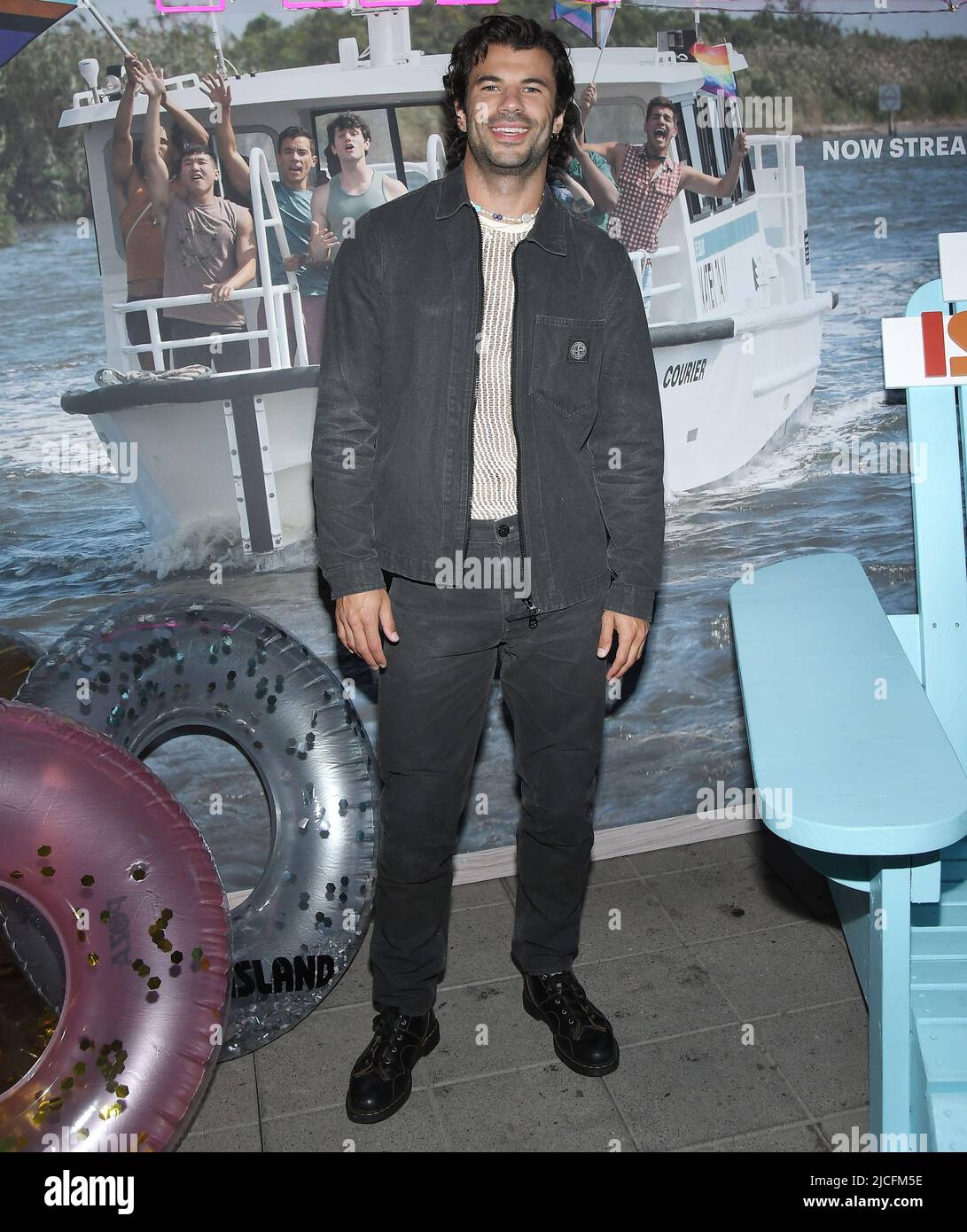 Los Angeles, USA. 12th June, 2022. Michael Graceffa at the QNA x QASC x Send Noodz Presents RICE PALACE Celebrating The Release Of FIRE ISLAND In Partnership With Hulu held at the Ace Hotel in Los Angeles, CA on Sunday, ?June 12, 2022. (Photo By Sthanlee B. Mirador/Sipa USA) Credit: Sipa USA/Alamy Live News Stock Photo