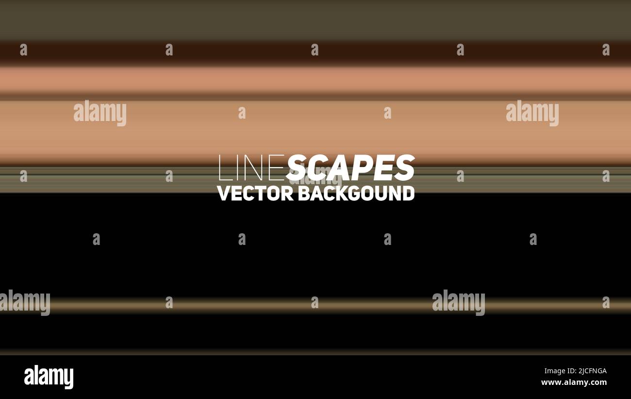 LineScapes Gradient Background. Minimal Gradient Stripes. Stock Vector