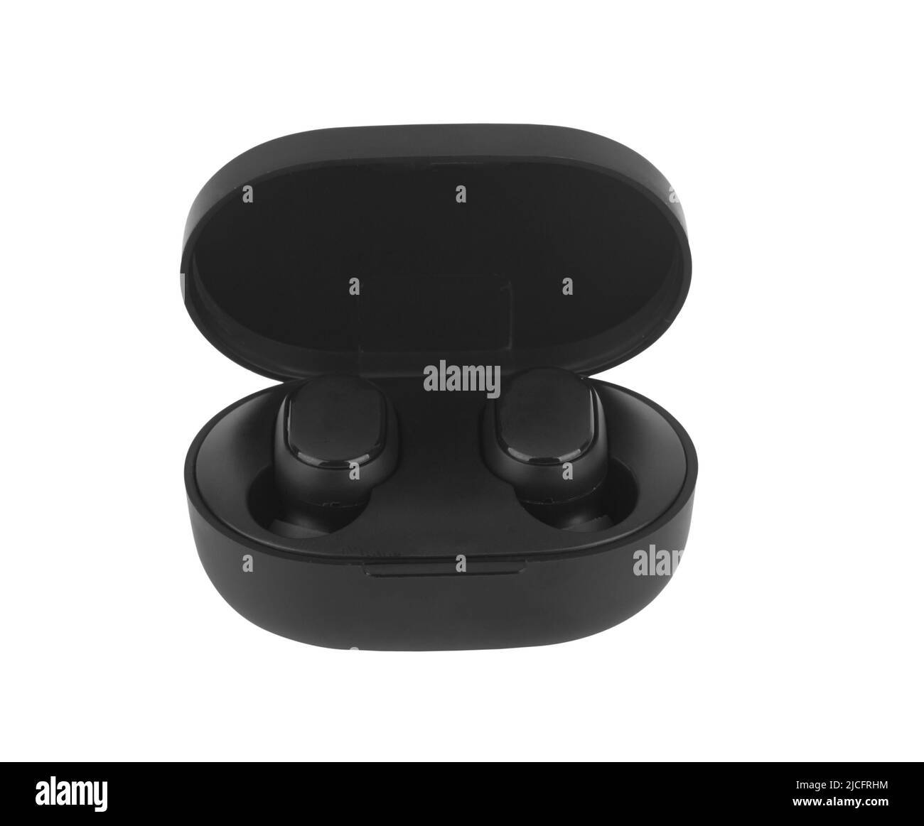 Wireless headphones isolated on white background Stock Photo - Alamy