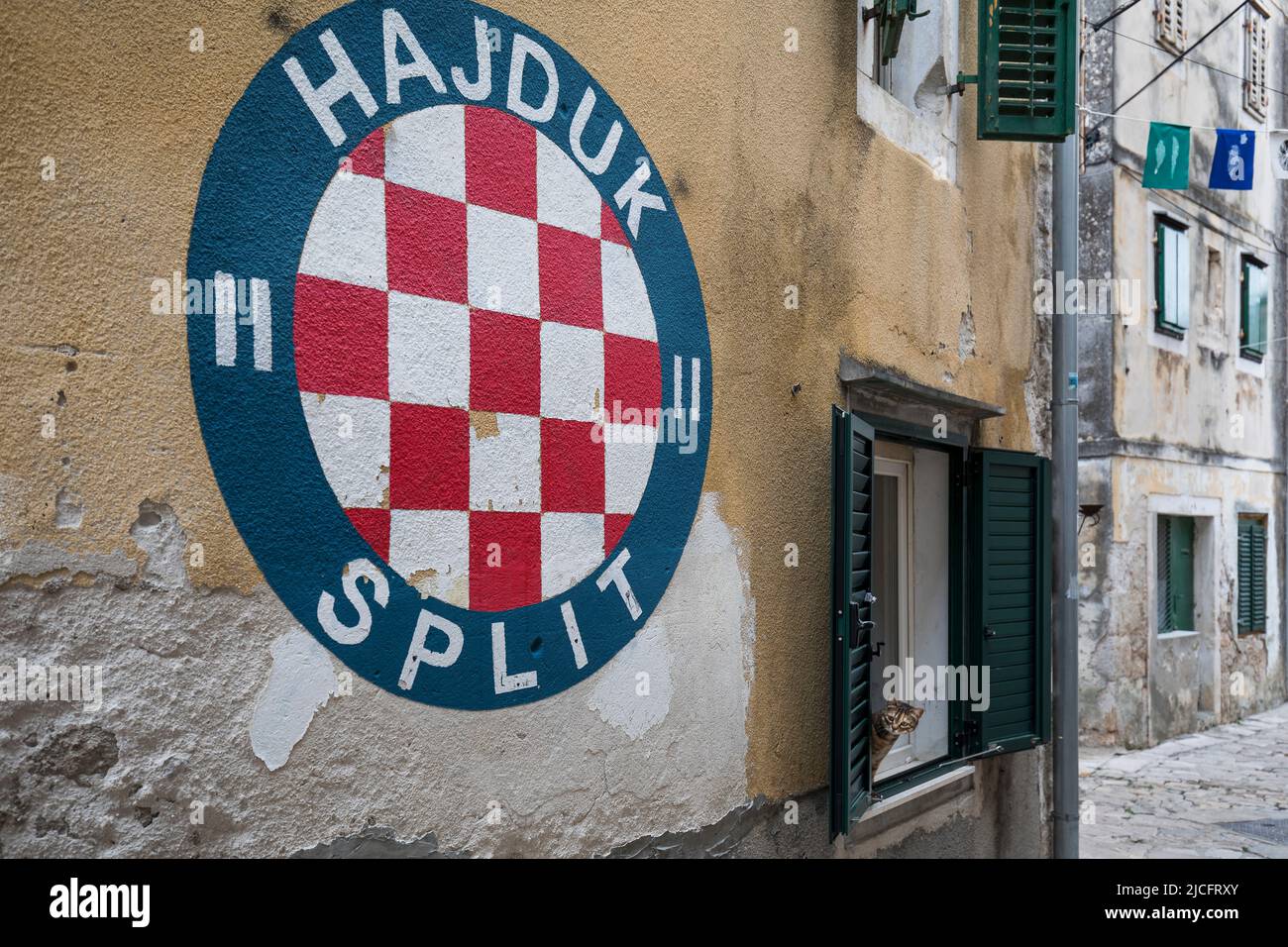 Hajduk Split Mural, Croatia