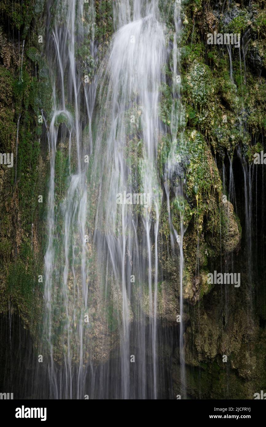 Waterfall in Krka National Park, Sibenik-Knin County, Dalmatia, Croatia, Europe Stock Photo