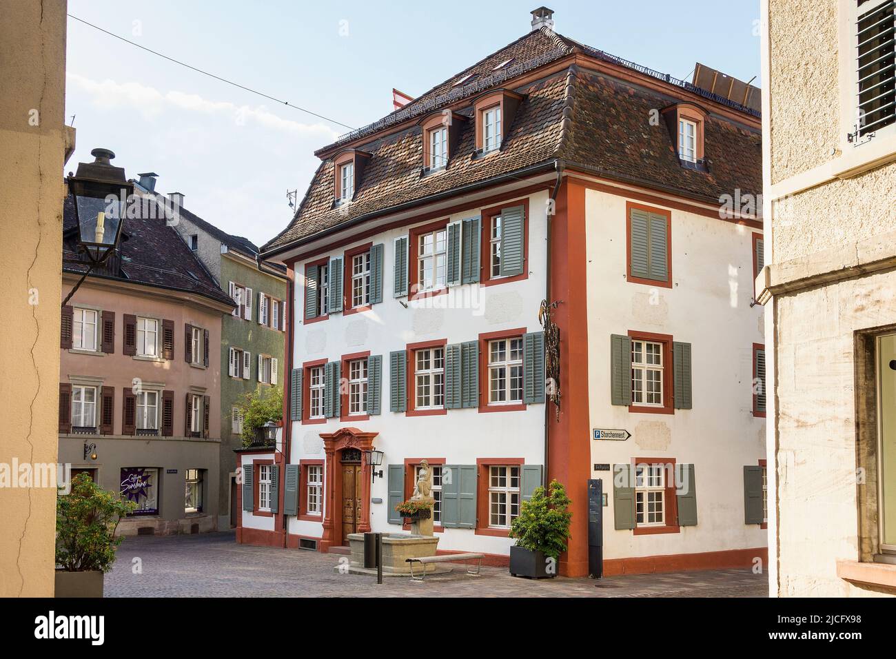 Rheinfelden (Switzerland), Old Town, Obertorplatz Stock Photo Alamy