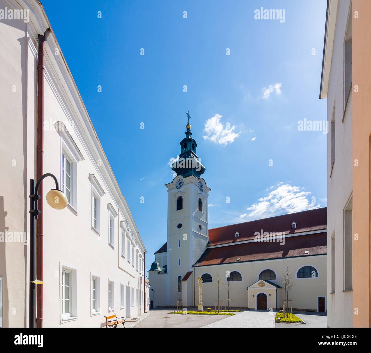 Kirchberg at the Wagram mountain range, church Kirchberg at the Wagram