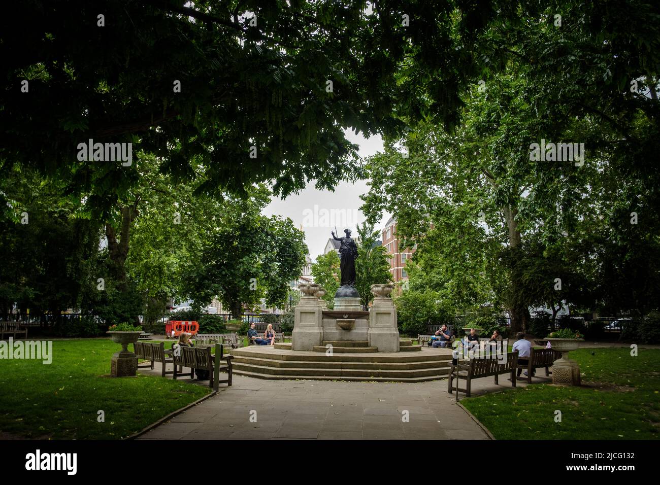 Smithfield Rotunda Garden, London Stock Photo