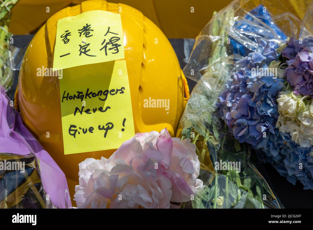 Edinburgh, Scotland, 12/06/2022, Hong Kongers in Edinburgh commemorate ...