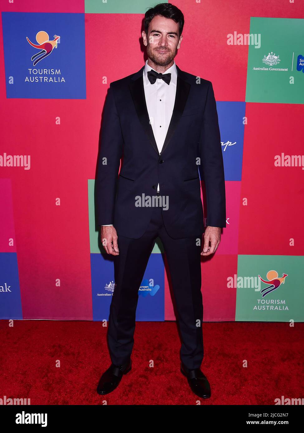 LOS ANGELES, CALIFORNIA, USA - JUNE 11: Australian actor Ben Lawson arrives at the G'Day AAA (American Australian Association) Arts Gala 2022 held at the JW Marriott Los Angeles L.A. LIVE on June 11, 2022 in Los Angeles, California, United States. (Photo by Image Press Agency) Stock Photo