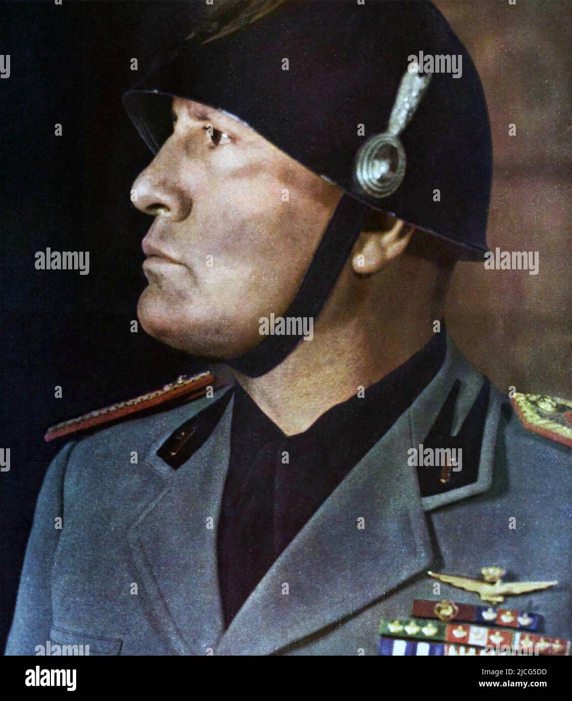 BENITO MUSSOLINI (1883-1945) Italian dictator in 1940 Stock Photo