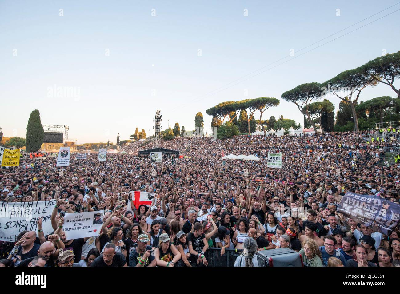 Rome, Italy. 11th June, 2022. Fans attend Vasco Rossi's concert at Circo  Massimo in Rome. Credit: SOPA Images Limited/Alamy Live News Stock Photo -  Alamy