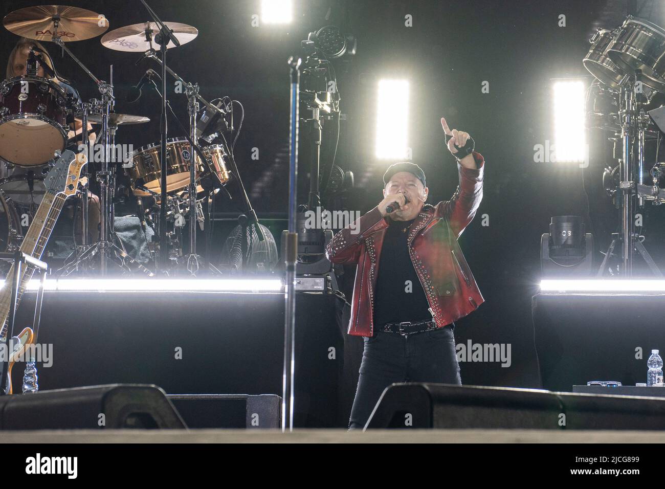 Italian singer, Vasco Rossi performs live on stage at Circo Massimo in ...