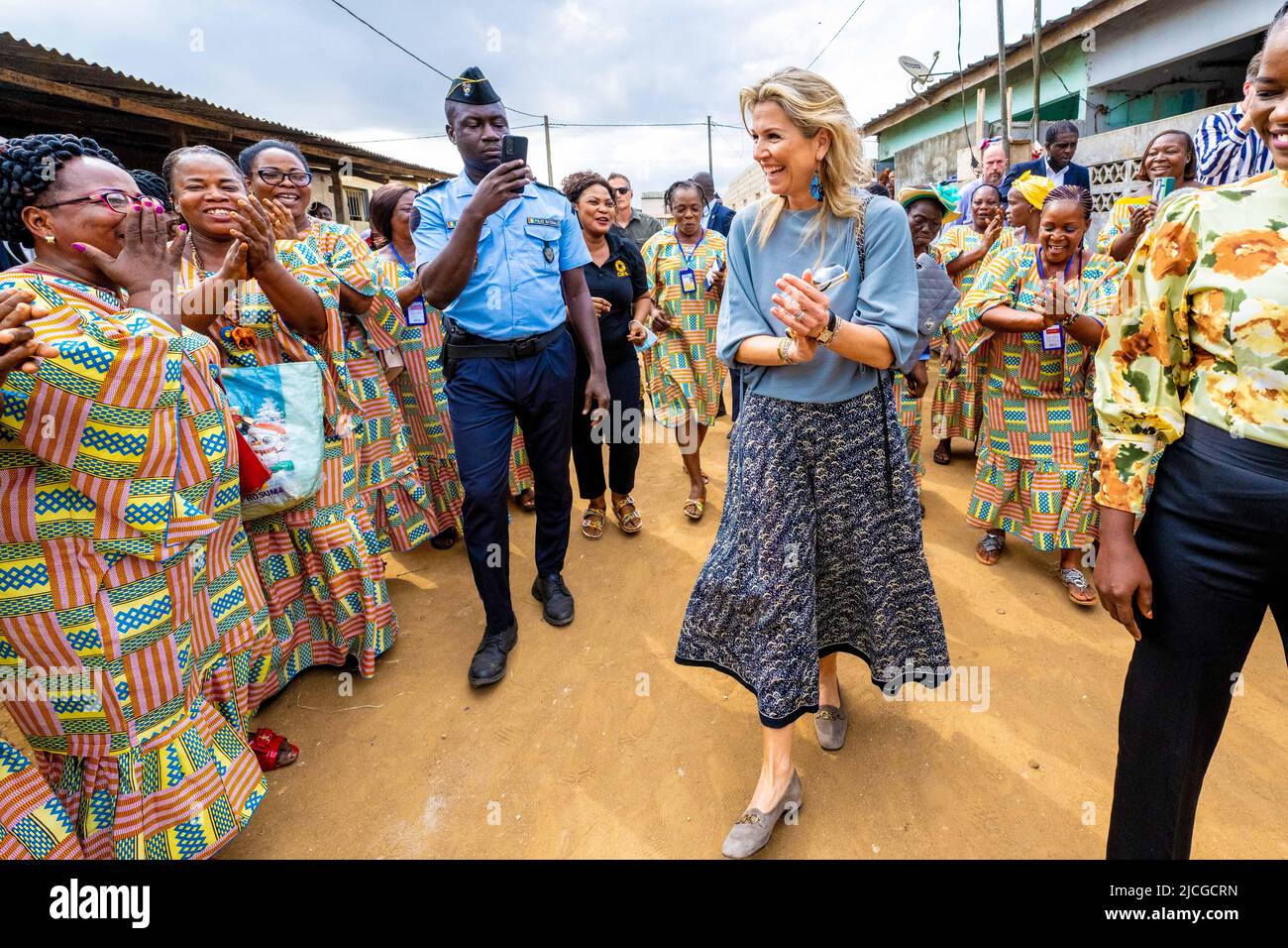 Abidjan, Ivory Coast 13 Jun 2022 Queen Maxima of the Netherlands